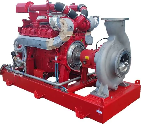 Fire-fighting pump set